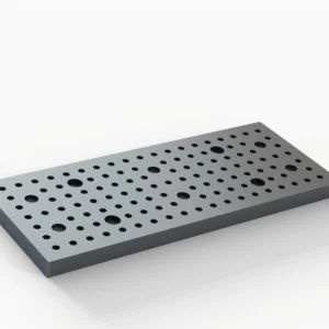 4″ x 10″ Fixture Plate (Sherline Hole Spacing)